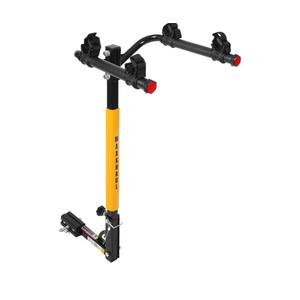 MaxxHaul 50025 Hitch Mount 2-Bike Rack for Cars, Trucks, SUVs, Minivans – Fits 1-1/4" & 2" Hitch Receivers, 100 lb Capacity, Anti-Rattle, Secure Cradles, Heavy-Duty Steel Construction 