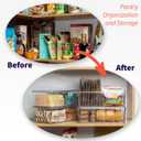 ClearSpace Pantry Organization and Storage Bins with Removable Dividers & Lids Perfect Pantry Organizers or Kitchen Organization Refrigerator Organizer Bins, Cabinet Organizers, 2 Pack