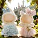 Pink Doll Clothes for 17cm (NO Doll)  Cute Dress Dolls Outfit Accessories for a Unique Dressed-Up Look  Fashion Kawaii Accessories Dress 1 C