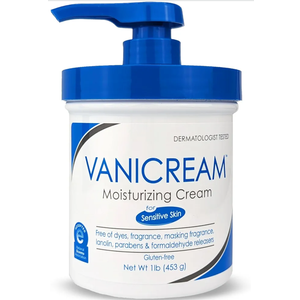 Vanicream Moisturizing Skin Cream with Pump Dispenser  16 fl oz (1 lb)  Moisturizer Formulated Without Common Irritants for Those with Sensitive Skin