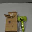 Pecute Self-Cleaning Slicker Brush for Dogs, Cats, Lightweight Dog Brush for Shedding Massaging Grooming, Cat Brush Gently Removes Loose Fur Undercoat for Small Dogs Cats Rabbits of All Hair Types (Green)