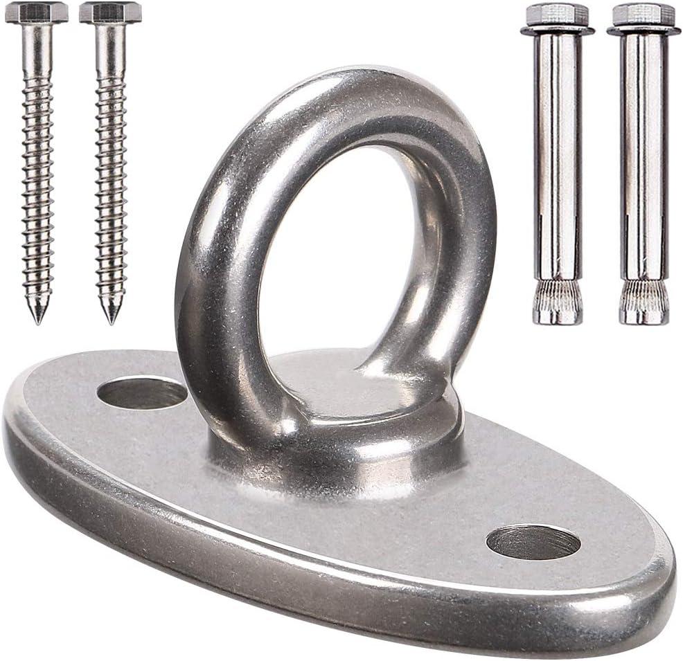 BeneLabel Wall Ceiling Mount Bracket for Suspension Strap Trainer, 2800lb Capacity, Body Weight Strength Training Systems, Aerial Yoga Swing, Resistance Band, Hammock,Battle Rope, Boxing Equipment 