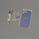 Rear Back Screen Glass Cover Replacement Compatible with iPhone 13 Pro Max 6.7" + Professional Tools (Sierra Blue)