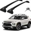Roof Rack Cross Bars Compatible with Chevrolet Chevy Trailblazer 2021-2025, Adjustable Aluminum Heavy Duty 300 LBS Anti-Theft Lock Cargo Carrier Rooftop Crossbar Accessories for Bike,Snowboard,Luggage (For Chevrolet Chevy Trailblazer 2021-2025)