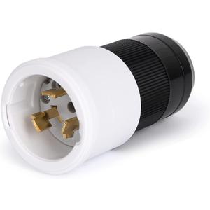 50 Amp Twist Lock Plug,50 Amp Generator Plug Male,125/250 VAC Generator Power Cord Connector