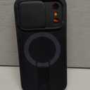 SURITCH for iPhone 17 Pro Case with Camera Control Cover, Camera Cover and Adjustable Kickstand, Compatible with MagSafe, Shockproof Bumper Protective Cases 6.3 Inch, Black