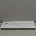 seenda Wireless Keyboard and Mouse Combo, Rechargeable Quiet Keyboard Mouse, Sleek and Ultra Thin Design, Full-Size with Number Pad for Windows, Laptop, PC, Notebook, Desktop- Silver and White