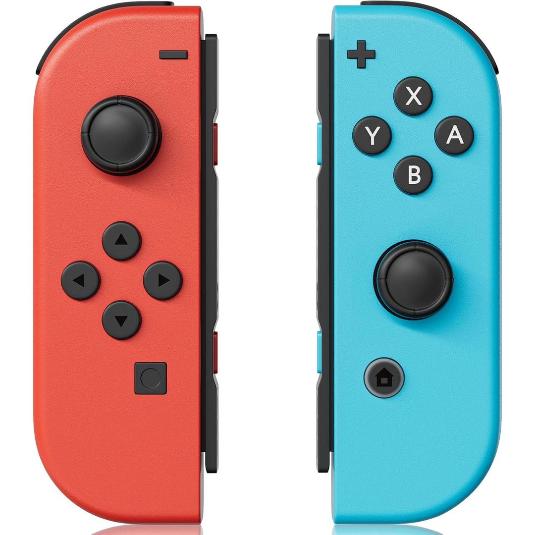 Cailrr Controller for Switch, Replacement Wireless Controllers with Dual Vibration, Wake-up, Motion Control