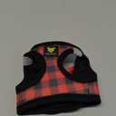 EcoBark Step in Dog Harness - Eco-Friendly Teacup Dog Harnesses for XXS, XS, and Small Dogs - Reflective and Adjustable Mini Body Halter Vest -Tiny Soft Mesh Toy Breed Harness (XXXS, Plaid) (XXXS- 2 to 3 lbs- Chest up to 10 in (Pack of 1), Buffalo Check Plaid)