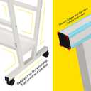 MEEDEN Print Rack - Art Storage Rack with Rolling Casters - Metal Print Display Rack for Artworks, Posters, Print - White