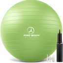 ProBody Pilates Yoga Ball - Exercise Balls, Various Sizes, for Stability, Pregnancy, Workout & Physical Therapy (XL: 27-30" (75 cm), Lime)