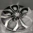 15 Inch Dual-Tone Black & Silver Wheel Covers Hubcaps for Steel Wheels, Set of 4, Adjustable Snap-On Design for Most Sedans, SUVs, Trucks & Vans, Tool-Free Install