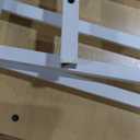 VASAGLE Kitchen Island with 3 Shelves, 47.2 Inches Width Kitchen Shelf with Large Worktop, Stable Steel Structure, Industrial, Easy to Assemble, Oak Color and White UKKI001W09