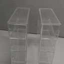 2 Pack Drink Packet Organizer, Acrylic Drink Mix Holder with 4 Clear Drawers Water Flavor Packets Container for Kitchen Pantry Home Organization (2 Pack)