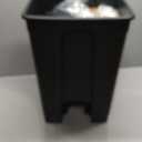 Safco Plastic Step-On Trash Can for Hands-Free Disposal, Great for Home and Commercial Use, 12 Gallon, Black (9925BL)