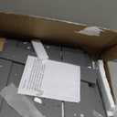 Shintenchi Bathroom Wall Cabinet with Door, Storage Organizer Over The Toilet Medicine, Space Saving with Adjustable & Open Shelf, Gray (Grey)