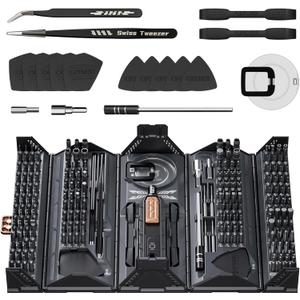 Mini Precision Screwdriver Set,JAKEMY 180 in 1 Laptop Screwdriver Repair Tool Kit,Magnetic Multi-Bit Tiny Screwdriver Bit Kit for DIY,Computer,PS5,Xbox,RC Car,Jewelers,Glasses,Watch,Home