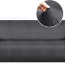 molasofa Sofa Covers - Couch Cover for Leather Couch, Soft and Washable Sofa Covers with Leather-Like Quality. Non-Pilling, Non-Slip 1-Piece Couch Cover for Dogs, Cats, and Kids (Dark Gray)
