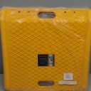 Curb Ramp - Heavy Duty, Portable Ramp with 1000lb Weight Capacity - for Furniture Dollies, Hand Trucks, or Moving Carts by Stalwart (Yellow)