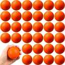 36 Pack 2.5 Inch Orange Foam Stress Relief Balls, Squeeze Stress Relief Balls Hand Exercise Sensory Toys for Focus, Therapy, Anxiety and Sensory Play, Great Gift for Kids & Adults