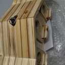 Auslar Bird House, Bird Houses for Outside for 3 Bird Families, Wooden Birdhouse for Outdoors, 3 Hole Hanging Bluebird House for Cardinals Finch Wren Swallow for Garden Viewing