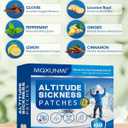 Natural Mountain Discomfort Relief Patches, Gentle Herbal Patches for Mountain Travel, Support Body Comfort at High Elevations, 60 Counts Pack