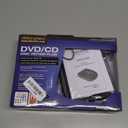 Aleratec Motorized DVD CD Disc Repair System - Playback Restoration and Cleaning Device for CDs and DVDs - Includes Repair Solution - Portable Cleaner for CD Player Discs with Read Errors