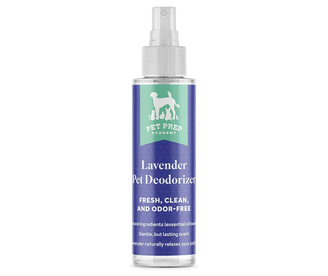 [2-Pack] Pet Spray Deodorizer - Cleans and Refreshes Your Pet’s Coat - Natural Dry Pet Shampoo - for Dog, Puppy, and More - Gentle, Long-Lasting Scent - Lavender - 8 Fl Oz