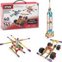 K'NEX - 40 Model Building Set 141 Pieces, STEM Toy, Engineering Play, Creative Construction Ages 5+