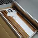 Wire Shelf Covers, Bamboo Wire Rack Covers for Pantry, Closet (4pcs, 32" W x 16" D)