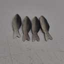 Gejoy 4 Pcs Fake Fish Realistic Toy Artificial Halloween Mode Small Plastic Sea Fish for Party Market Display Kitchen Decoration Photography Props