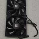 Thermalright TL-C12C X3 CPU Fan 120mm Case Cooler Fan, 4pin PWM Silent Computer with S-FDB Bearing Included, up to 1550RPM Cooling （2 Quantities）