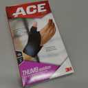 ACE Brand Deluxe Thumb Stabilizer, Adjustable, Black, 1/Pack
