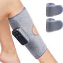 Cordless Leg Massager with Heat and Compression, Rechargeable Leg Compression Massager for Circulation, Muscle Relaxation for Calf, Gifts for Dad Mom Men Women Gym Office Home (1 Piece)