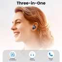 Hastraith AI Translation Earbuds Real Time, 139 Language Translator Earbuds TWS 3-in-1 Translation Headphones, Translation Device for Travel Business Learning Compatible with iOS and Android, Black