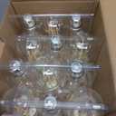 Brightown 12 Pack LED Edison Bulbs, 6W, Equivalent 60W, High Bright 2700K Warm White,750 Lumens, Non-Dimmable, E26 Medium Base ST58 Antique Filament Bulbs with 83+ CRI for Ceiling Fan Bathroom Porch