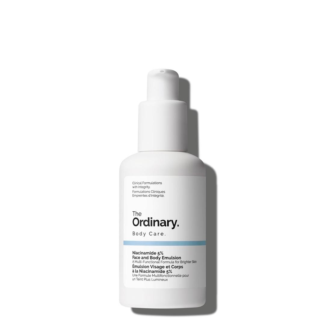 The Ordinary Niacinamide 5% Face and Body Emulsion, Dark Spot & Skin Tone Corrector, 3.4 Fl Oz