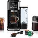 Ninja | Drip Coffee Maker | DualBrew Pro Hot & Iced Coffee Machine | Use with K-Cup Coffee Pods | 3 Brew Styles (Classic, Rich, & Iced) | 60oz Removable Reservoir & Dishwasher Safe | Black | CFP101