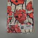 Wenrine Womens Summer Dresses Casual Floral V Neck Sleeveless Loose Boho Beach Tank Dress Sundress with Pockets (Medium, Red)