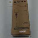 Toilet Brush, 3 Pack Toilet Brush and Holder Set Bathroom Accessories, Toilet Bowl Brush and Holder with 3 Crevice Brush for Bathroom, Toilet Scrubber Brush (White)