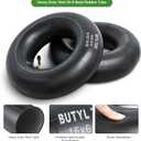 Heavy Duty 16x6.50-8 Inner Tubes with TR-87 Bent Valve Stem, Premium Replacement 16x6.50-8/16x7.50-8 Lawn Mower Tire Tubes Fit for Tractor, Garden Trailer, Golf Carts, Wheelbarrows and More Pack of 2