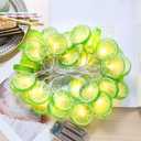 2 x Fruit Lemon String Lights Lime Slice String Light 20 LEDs Battery Powered Fairy String for Wedding Home Birthday, Batteries not Included