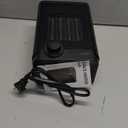 Lerat Electric Space Heater, Small Heater for Indoor Use, 1200W PTC Fast Heating Portable Heater, Overheat & Tip-Over Protection, Heating & Fan Modes for Bedroom, Office, Camping, Black