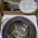 La Reveuse Food Processor,Electric Food Chopper with 7-Cup (1.7L) Glass Bowl, 4 Bi-Level Blades for Chopping,Grinding,Mincing,Whisking,Meal Prep,300W,Blue