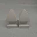 Lothee 2 Pcs Vinyl Post Cap Gothic Post Caps Decking Caps PVC Fence Parts for Decks Fence Mailbox (3.5'' X 3.5'')