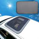 Car Sunroof Sun Shade 41"x 27" Magnetic Car Window Shade Breathable Mesh Roof Cover Window Screens for Camping, UV Sun Protection Sunshade for Moonroof and Side Window