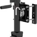 1200 lbs Trailer Jack with Wheel, 10" Lift, Bolt On Tongue Jack for RV, Boat, Trailer and More