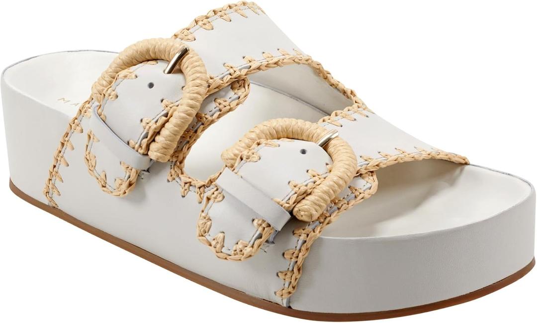 Marc Fisher LTD Women's Solea Sandal (10, Cream 150)