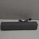 SOULION R50 Bluetooth Computer Speakers, 3.5mm PC Sound Bar for Desktop Monitor, Wired USB Powered & Colorful LED Lights with Switch Button, Surround Sound Soundbar PC Spearkers for Computer (Dark Grey)