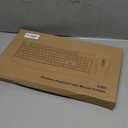 Wireless Keyboard and Mouse Combo, ULSOU 2.4G Full-Sized Ergonomic Computer Keyboard with Wrist Rest and 3 Level DPI Adjustable Wireless Mouse for Windows, Mac OS Desktop/Laptop/PC(Grey)